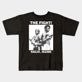 Hagler - Hearns BW Kids T-Shirt